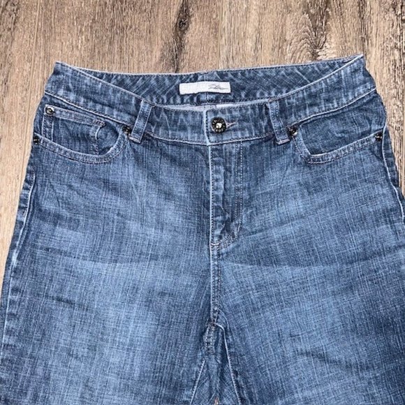 Chico's Ultimate Fit Boot Leg Medium Wash Platinum Jeans Chicos size 0.5 30x30 - Picture 2 of 6